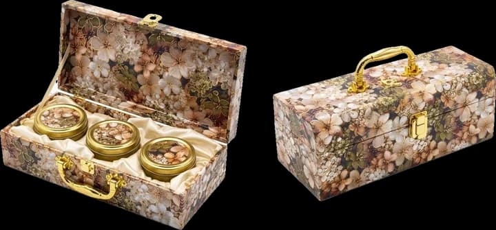 Design 516 — Jar Box, 3 Jar · 300 g