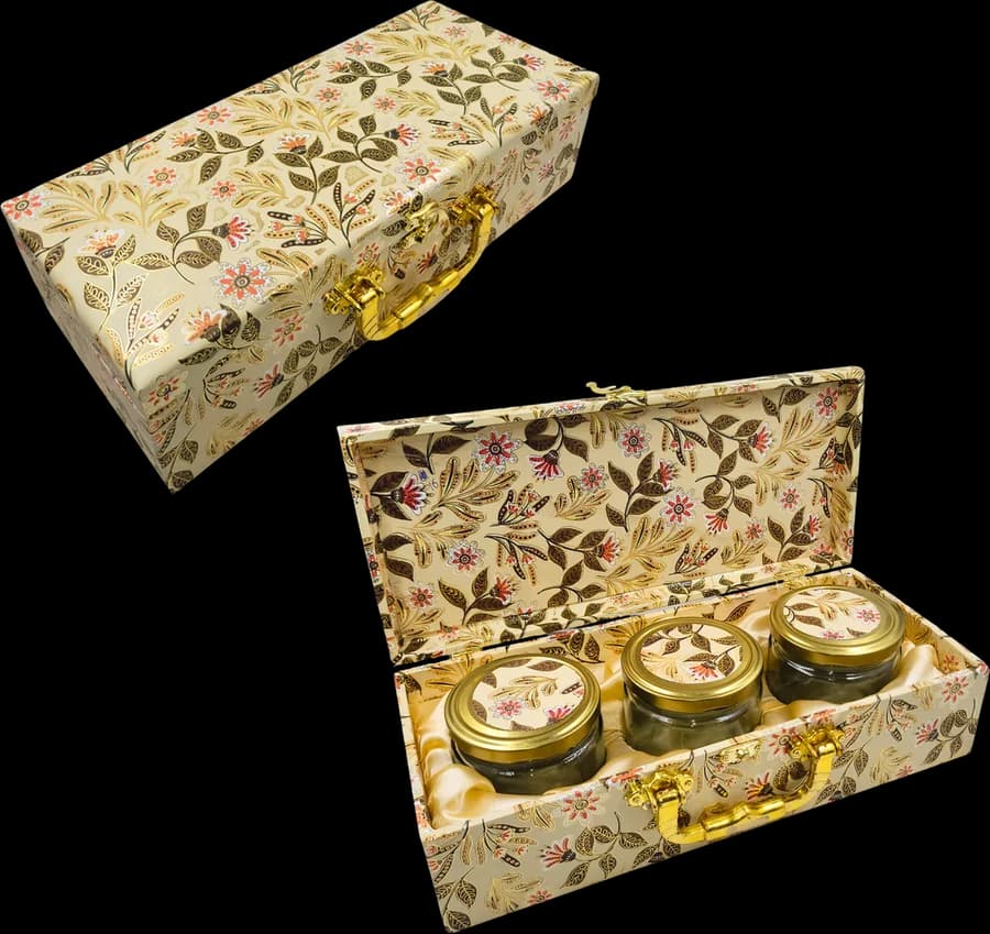 Design 515 — Jar Box, 3 Jar · 450–525 g