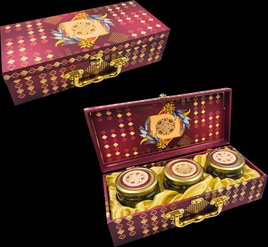 Design MT-10 — Jar Box, 3 Jar · 450–525 g