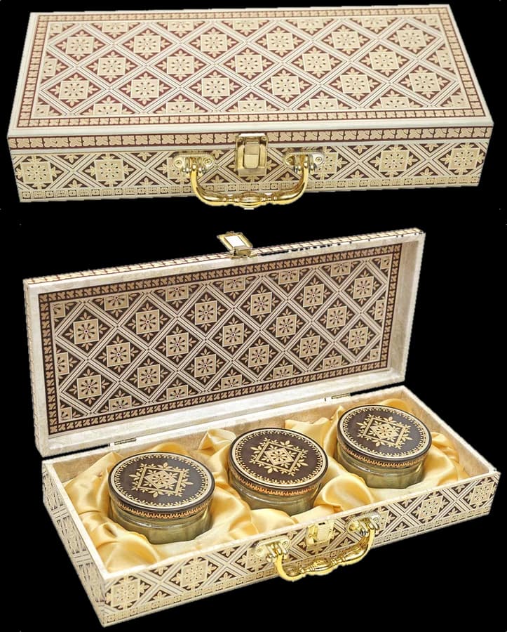 Design 216-A — Jar Box, 3 Jar · 225–300 g
