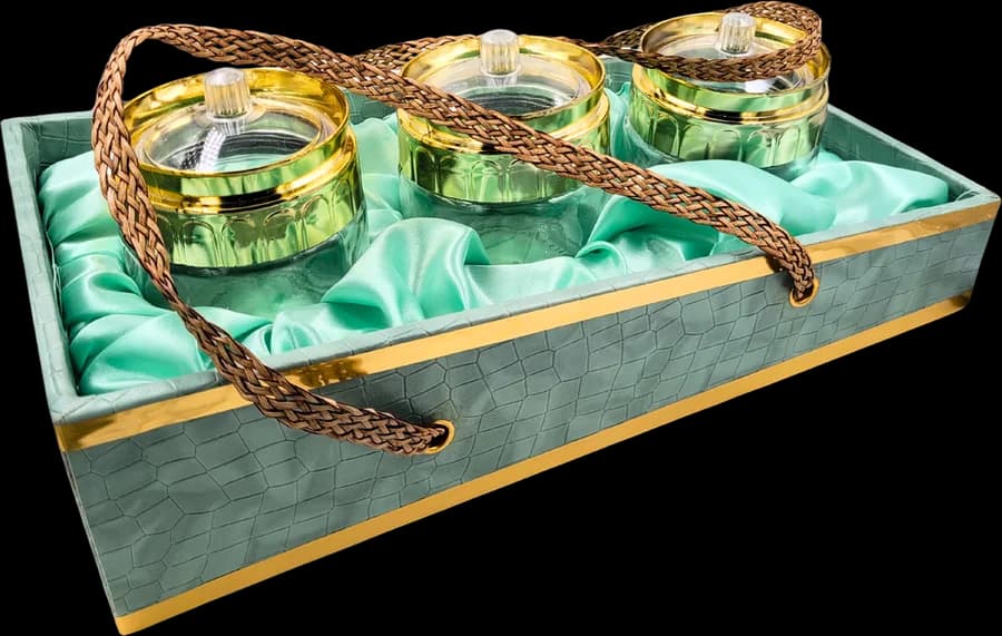 Design 3030 — Jar Box, 3 Jar · 450–525 g