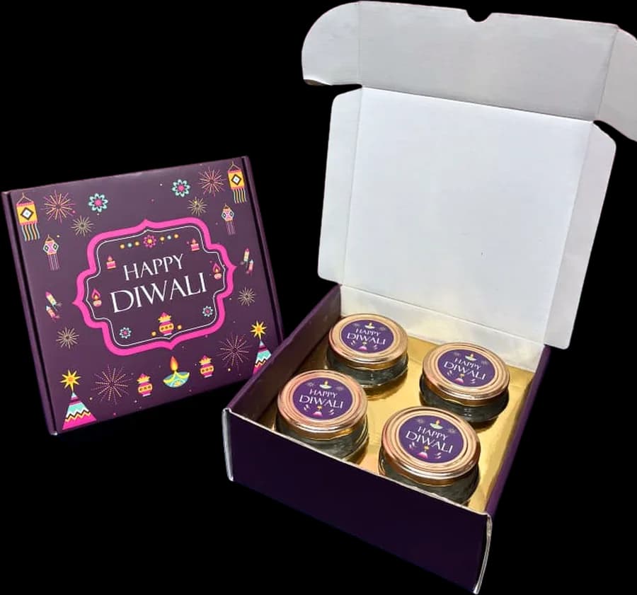 Diwali — Jar Box, 4 Jar · 600–700 g