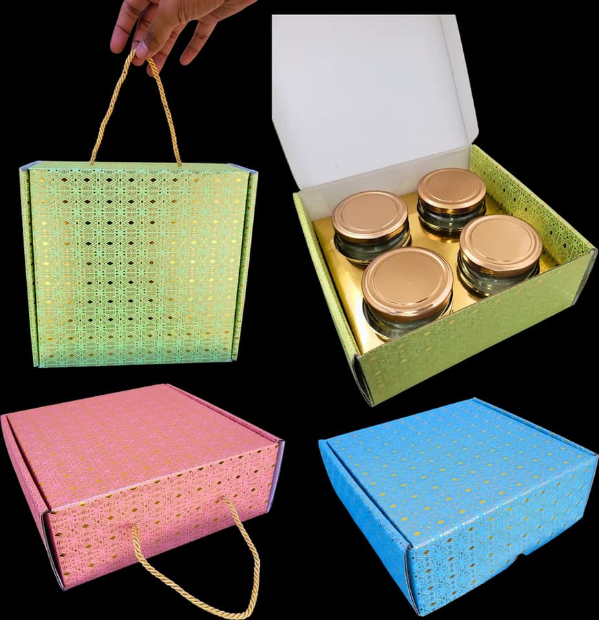 Foiling — Jar Box, 4 Jar · 600–700 g