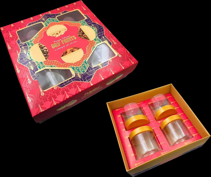 Design RJ-7 — Jar Box, 4 Jar · 600–700 g