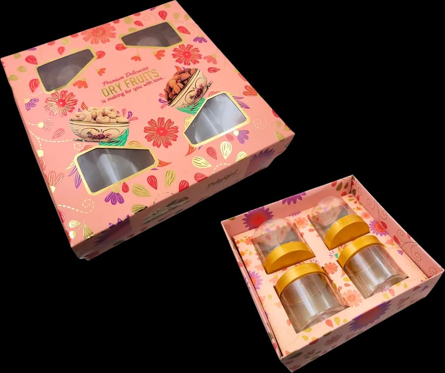 Design RJ-8 — Jar Box, 4 Jar · 600–700 g