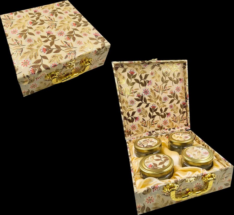Design 515 — Jar Box, 4 Jar · 600–700 g