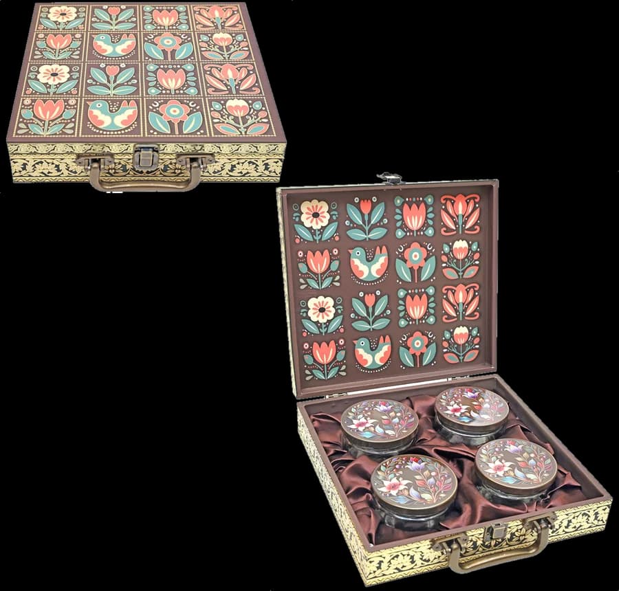 Design 216-B — Jar Box, 4 Jar · 300–400 g