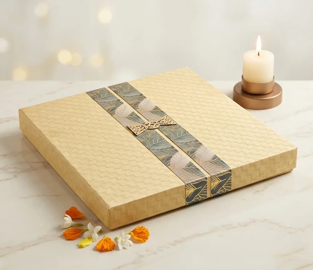 Design 106 — Kappa Box, 12×12 in · 600 g · 4 khana
