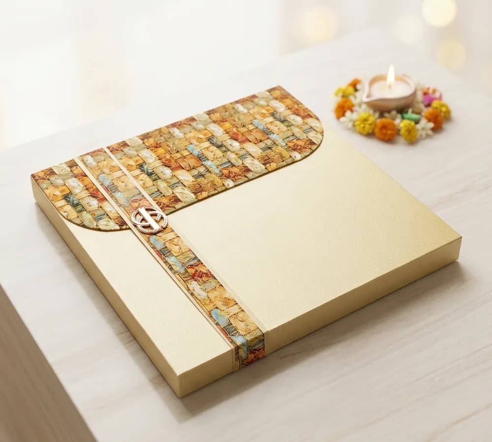 Design 758 — Kappa Box, 12×12 in · 600 g · 4 khana