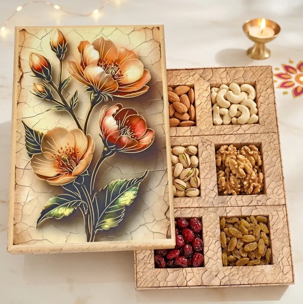Design 1185 — Kappa Box, 8×12 in · 300 g · 6 khana