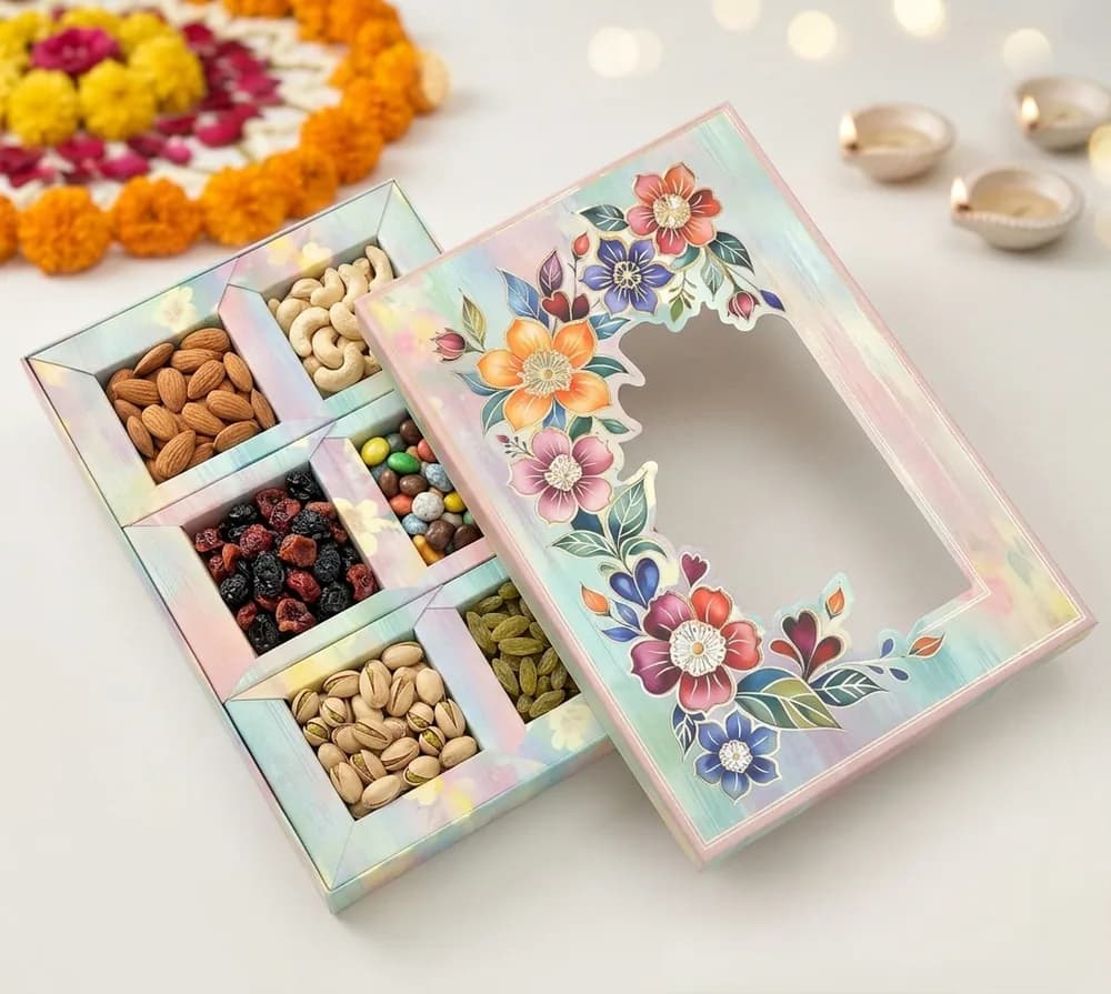Design 1056-D — Kappa Box, 10×15 in · 600 g · 6 khana