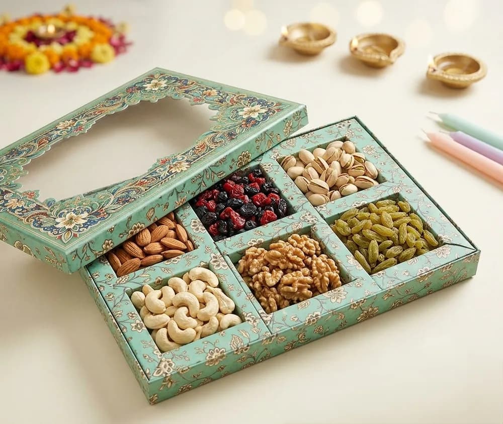 Design 1056-H — Kappa Box, 10×15 in · 600 g · 6 khana