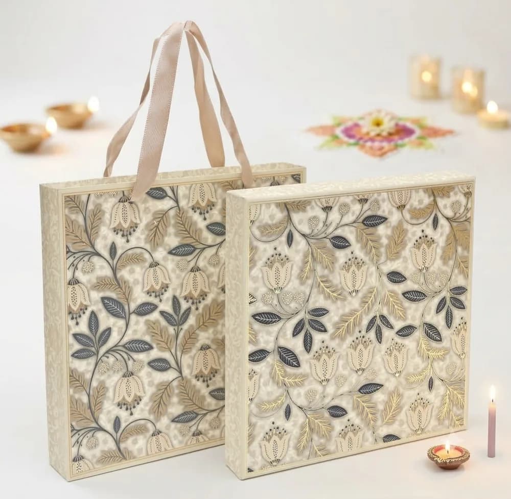Design 1046-K — Kappa Box, 12×12 in · 600 g · 4 khana
