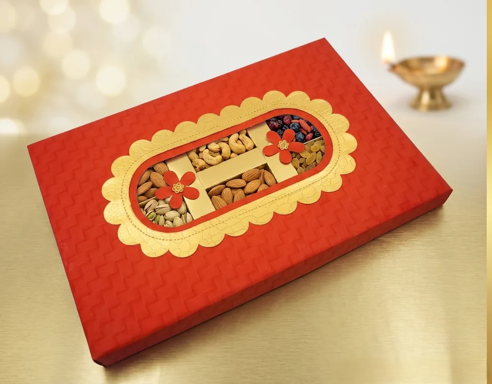 Design 125 — Kappa Box, 8×12 in · 300 g · 6 khana