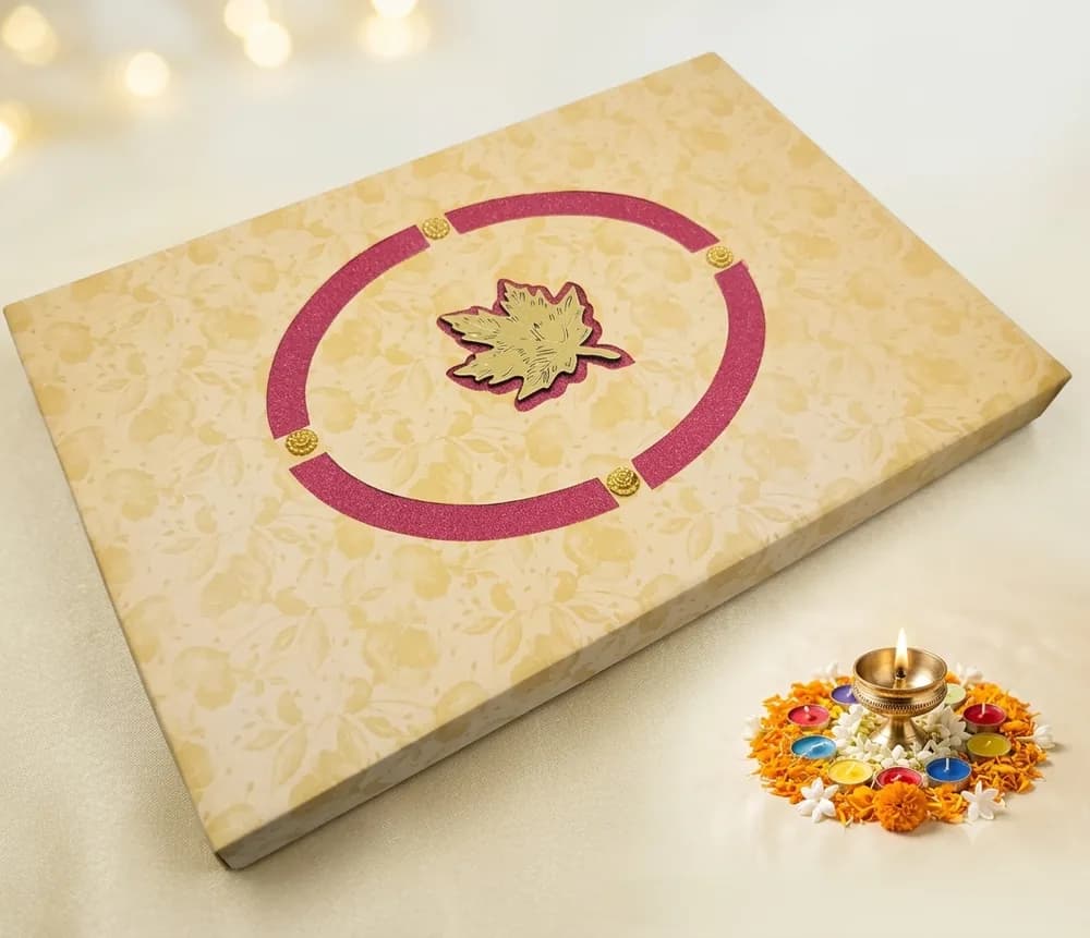 Design 3 — Kappa Box, 10×15 in · 600 g · 6 khana