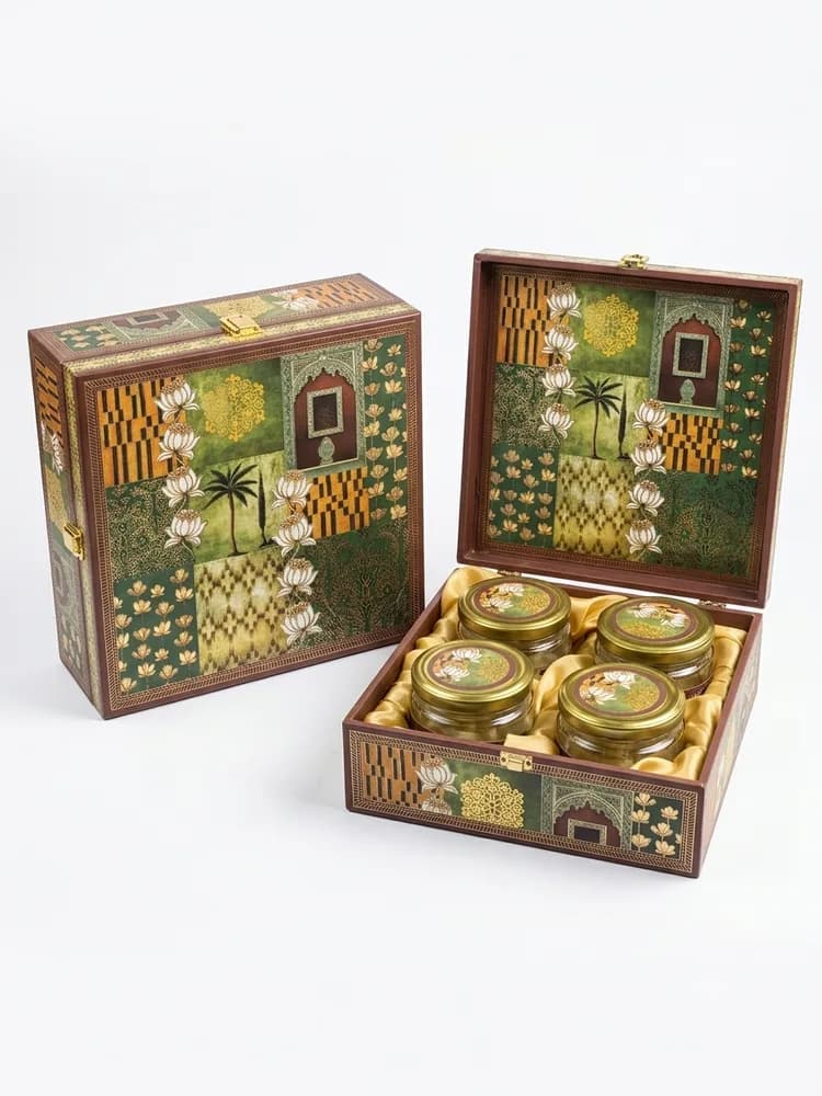Design F-44 — Jar Box, 4 Jar · 400 g