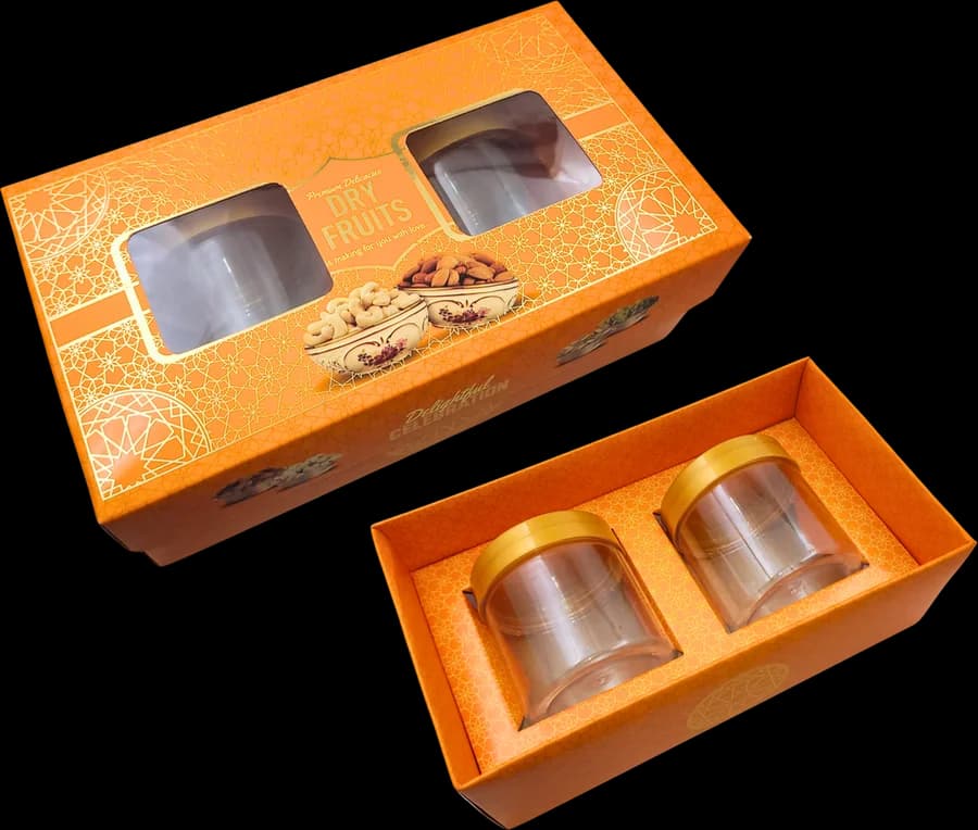 Design RJ-3 — Jar Box, 2 Jar · 300–350 g