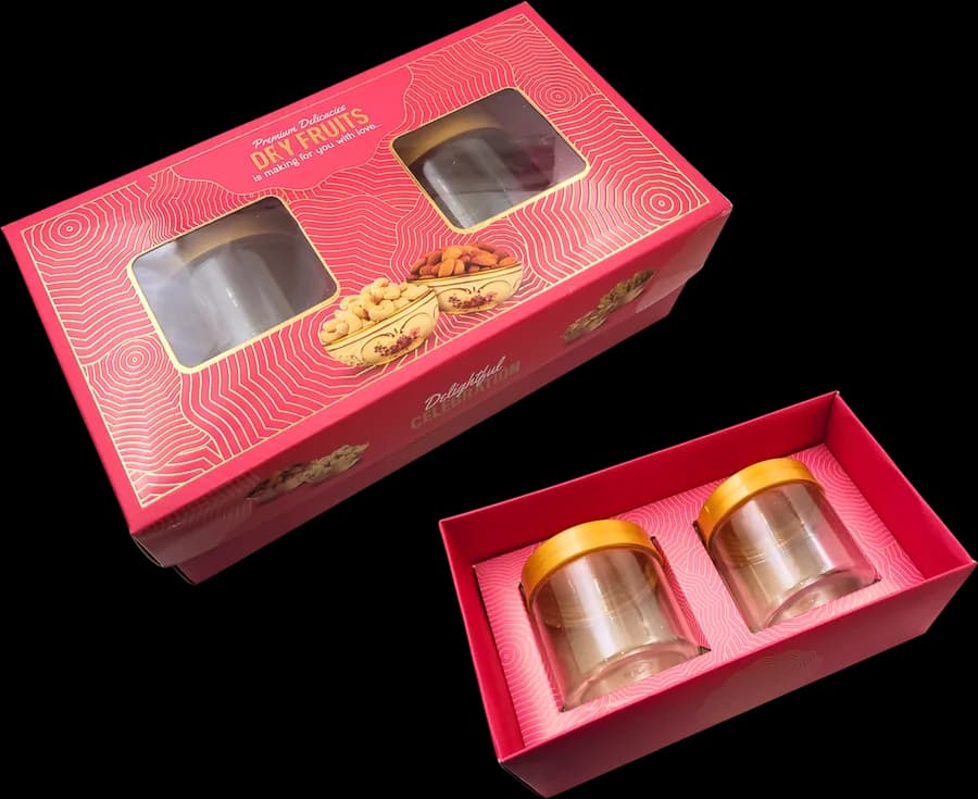 Design RJ-4 — Jar Box, 2 Jar · 300–350 g