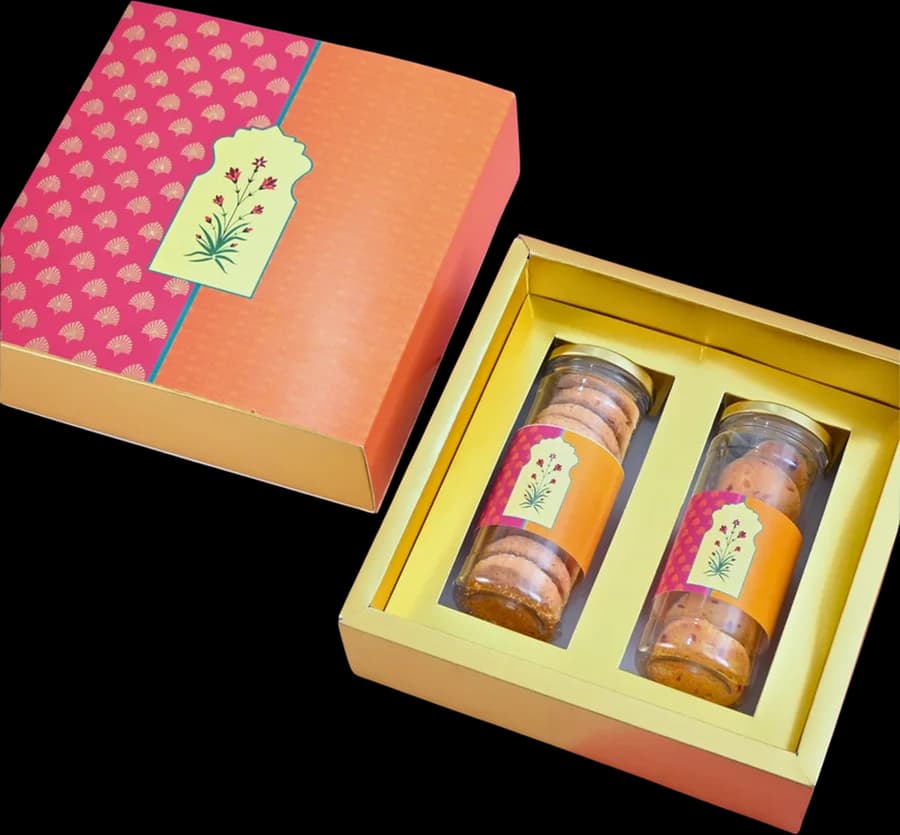 Design 1676-B — Jar Box, 2 Jar · 400–500 g