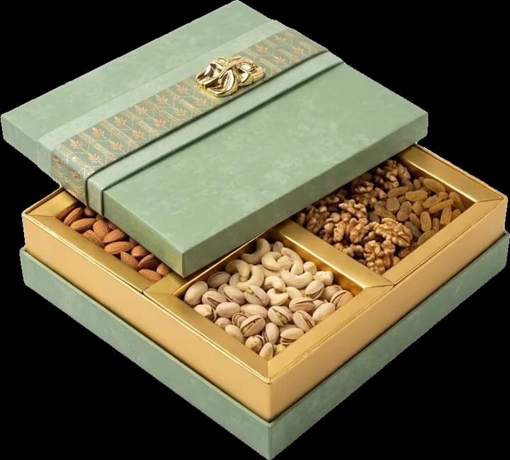Design 924 — Kappa Box, 10×10 in · 400 g · 4 khana