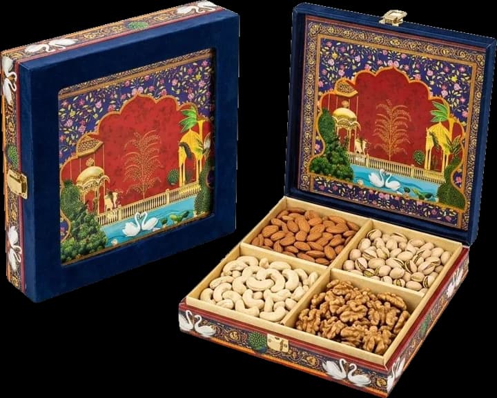 101 Partition Box — Kappa Box, 10×10 in · 400 g · 4 khana