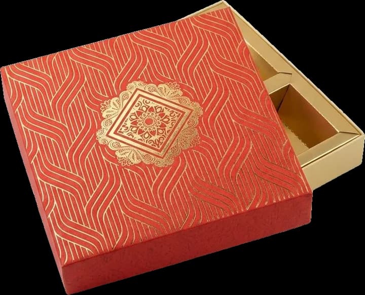Design 101 — Kappa Box, 8×8 in · 200 g · 4 khana